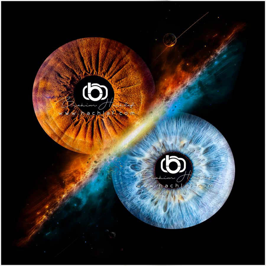 Photo iris galaxie couple Nantes