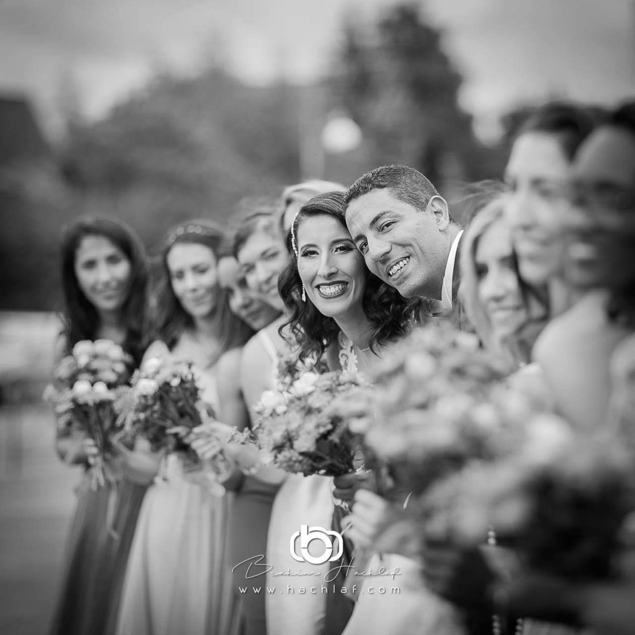 Cortège mariage invités photographe Nantes