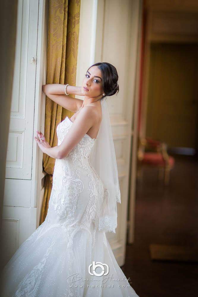 Mariée portrait château Nantes photographe mariage